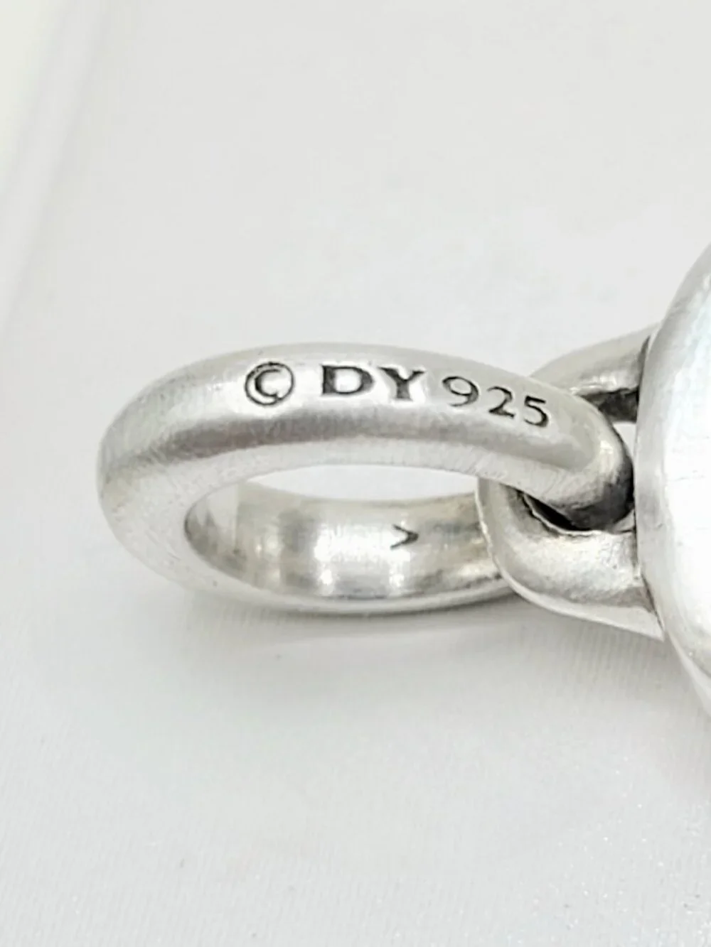 David Yurman Cairo Cartouche Amulet w/ Pavé Black Diamonds - RARE